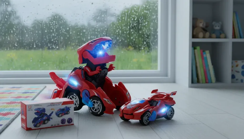 Yellcetoy Dinosaur Transforming Car