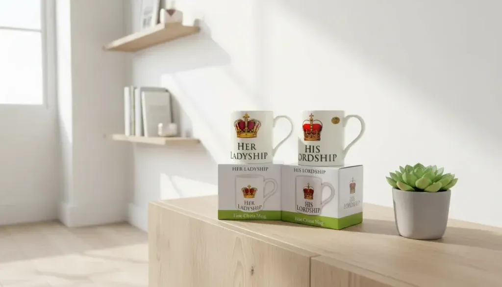 The Leonardo Collection His Lordship & Her Ladyship Fine China Mugs