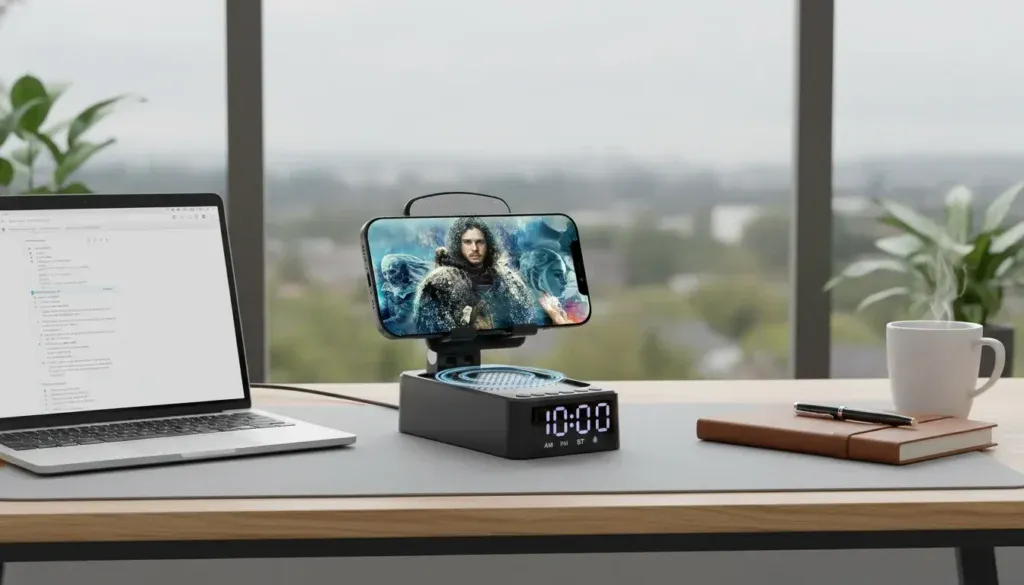 ZOOI 3-in-1 Bluetooth Speaker Phone Stand