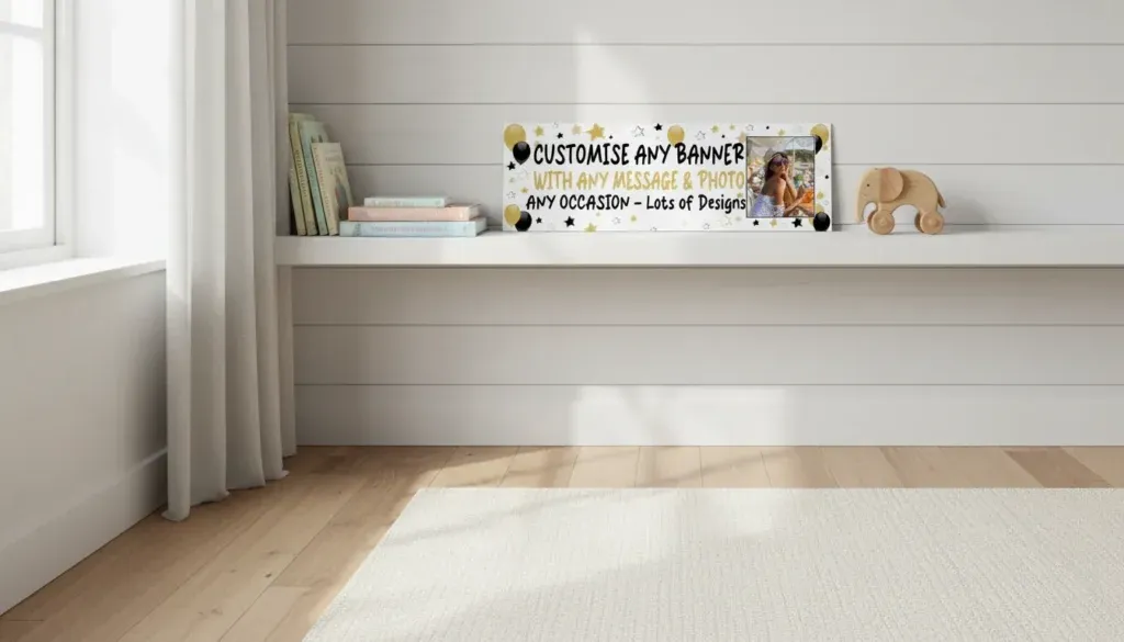 Large Personalised Banner with Photo