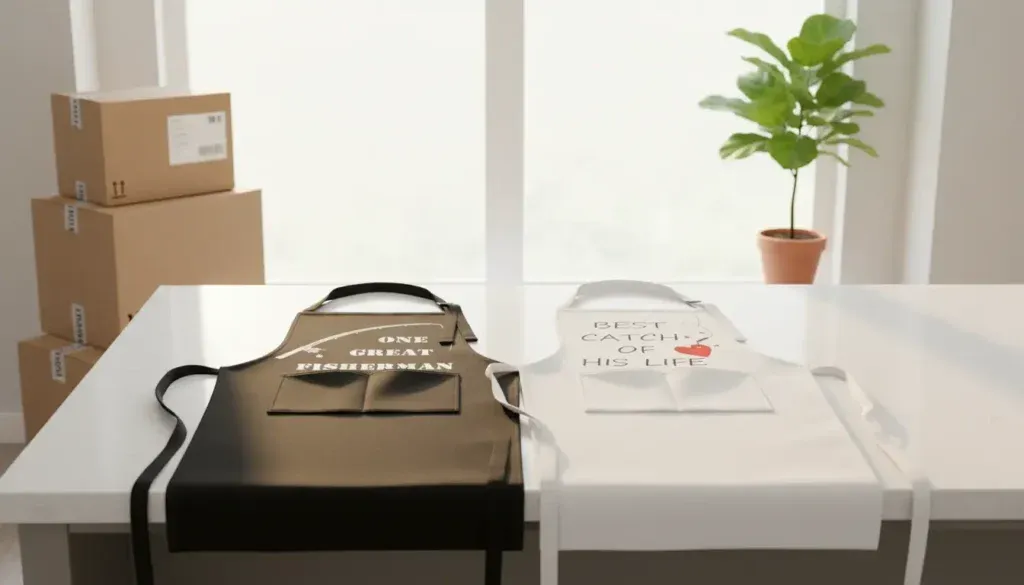 FunChaos Mr & Mrs Couple Aprons Set