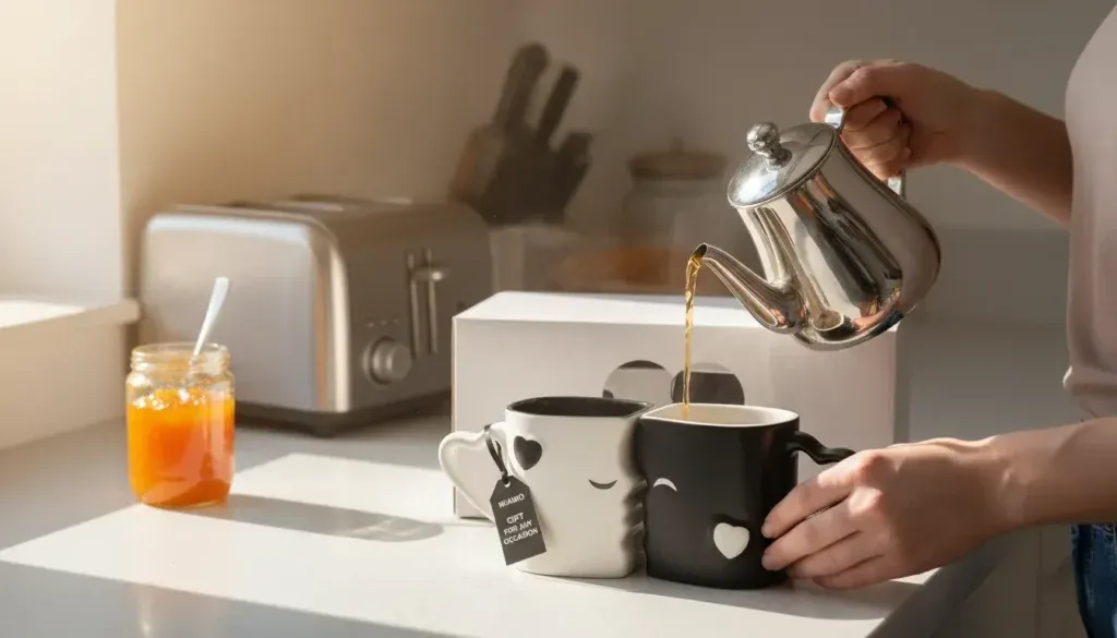 MIAMIO Coffee Mugs/Kissing Mugs Gift Set