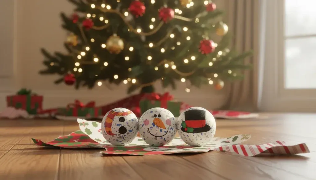SPORTSPET Snowman Stack Rubber Balls