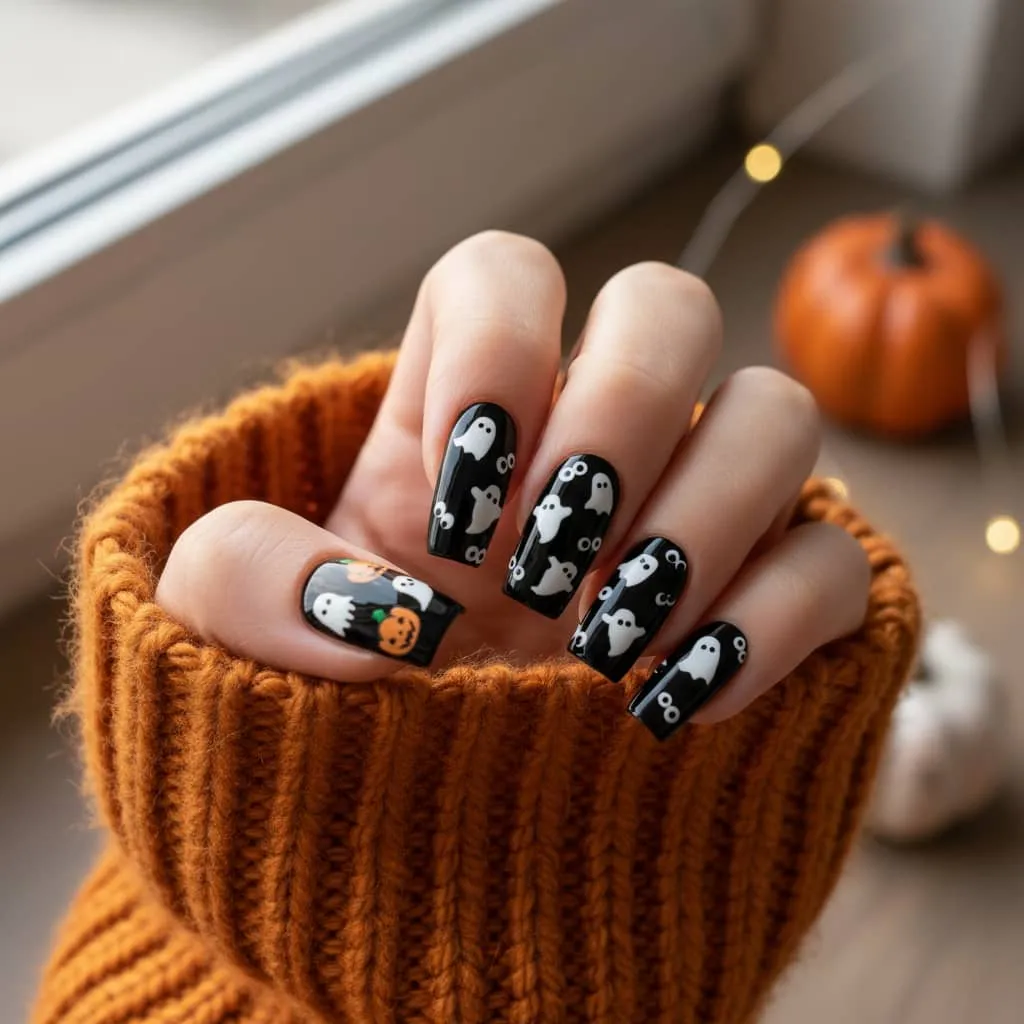 Halloween nail sticker designs