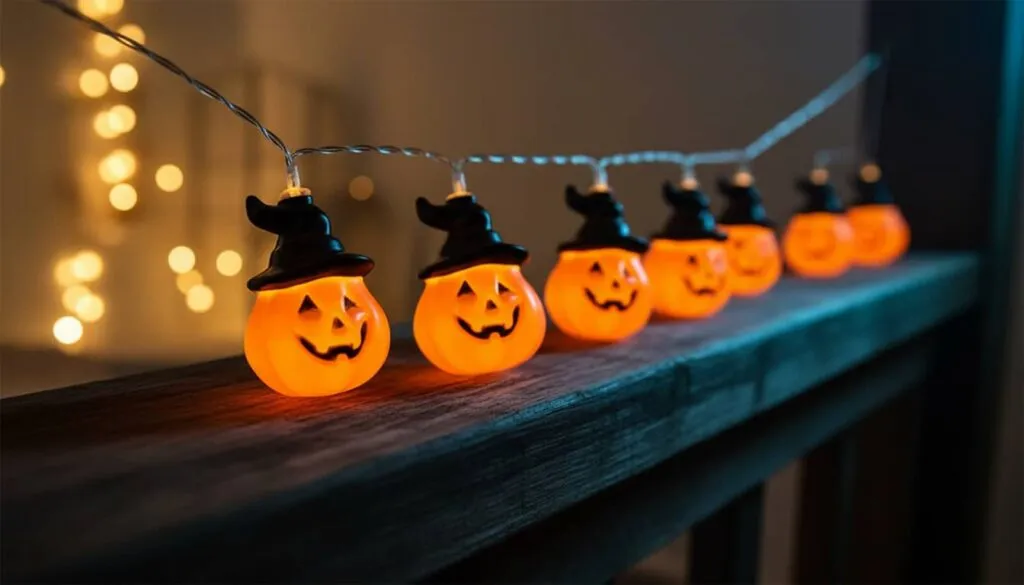 Jsdoin pumpkin string lights