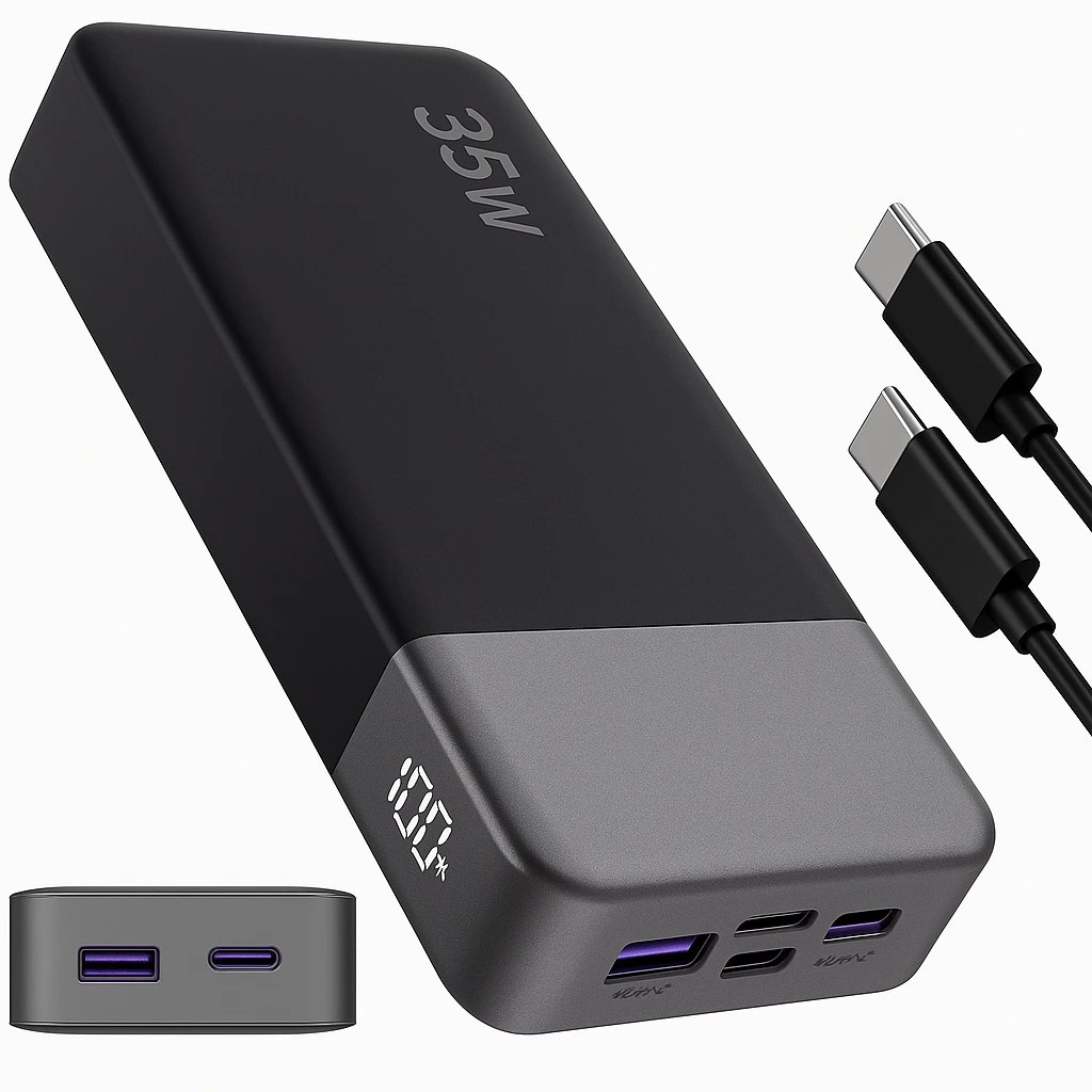 JUOVI Portable Charger Power Bank 20000mAh
