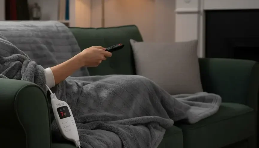 LIVIVO Electric Heated Blanket